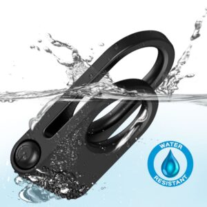 POTENTE - ARMONY - ANEL VIBRADOR DUPLO TWINS PARA CASAIS PRETO
