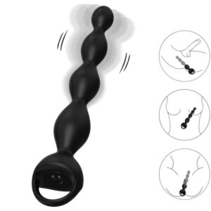 POTENTE - ARMONY - PLUG ANAL DE DEDO VIBRADOR PRETO