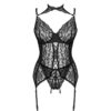 LIVCO CORSETTI FASHION - COLEO GIELLANDRA FOR THE SENSES CORSET + CALCINHA PRETA - Image 3