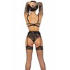 LIVCO CORSETTI FASHION - POJZON LC 90670 SUTI + CINTA LIGA + MEIAS + CALCINHA PRETA - Image 2