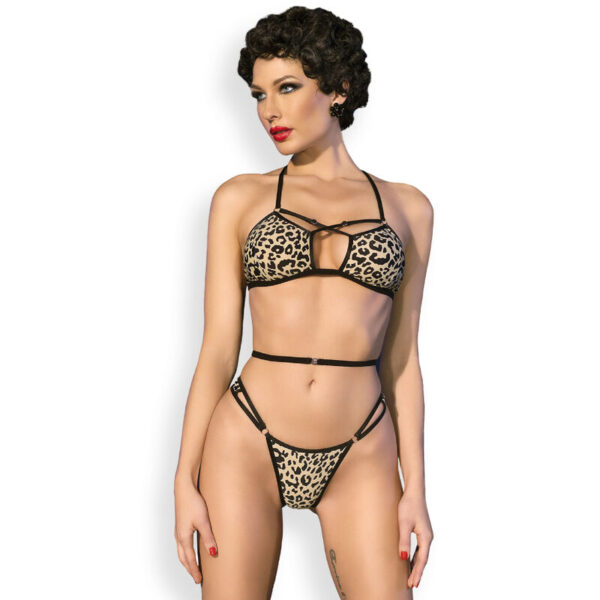 POTENTE - CHILIROSE - CR 4497 BIQUINI LEOPARDO S/M