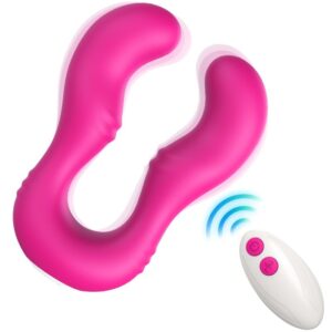 POTENTE - ARMONY - VIBRADOR SERAPH DUPLO CONTROLE REMOTO FÚCSIA
