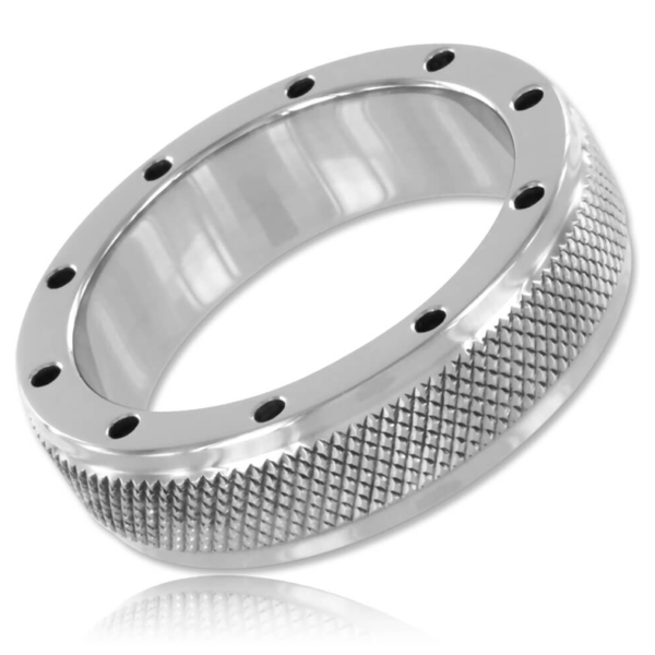 POTENTE - METAL HARD - ANEL DE METAL PARA PÊNIS E TESTÍCULOS 45MM