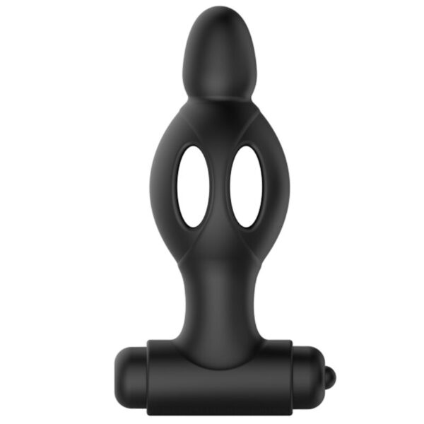 POTENTE - MR PLAY - PLUG ANAL DE SILICONE COM VIBRAO