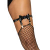 LEG AVENUE - LIGUERO ALTO DE CUERO VEGANO TALLA ÚNICA - NEGRO - Image 3