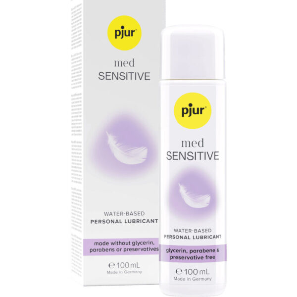 POTENTE - PJUR - MED SENSITIVE GLIDE LUBRIFICANTE BASE DE GUA 100 ML