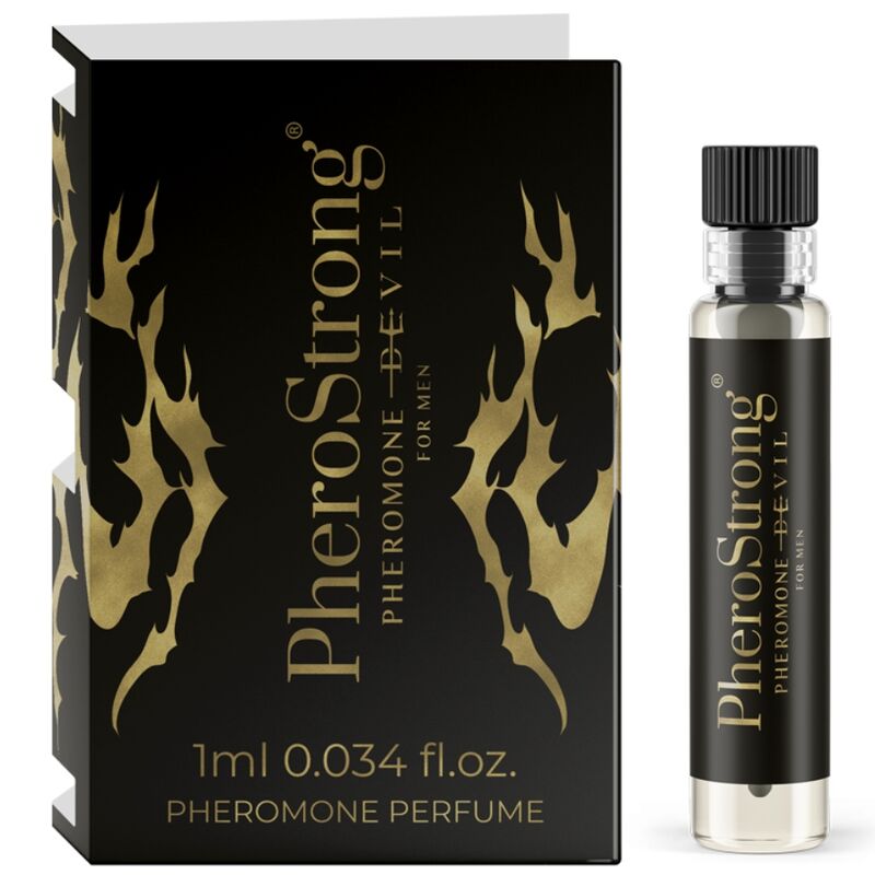 POTENTE - PHEROSTRONG - PERFUME DE FEROMÔNIOS DEVIL PARA HOMEM 1 ML