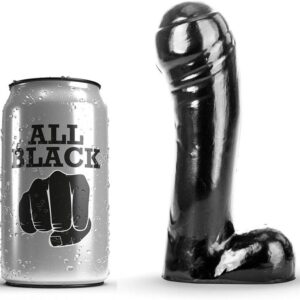 POTENTE - ALL BLACK - DILDO PRETO 15 CM