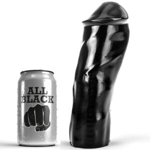 POTENTE - ALL BLACK - DILDO REALÍSTICO 20 CM