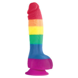 POTENTE - ORGULHO - BANDEIRA LGBT DILDO 15 CM