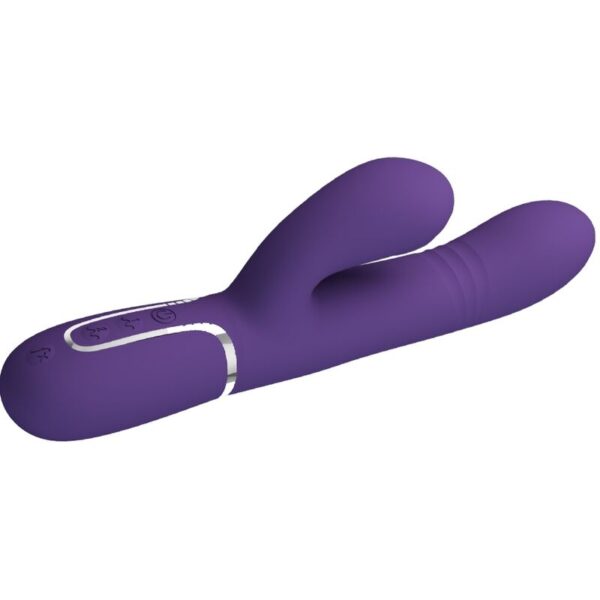 POTENTE - PRETTY LOVE - VIBRADOR MULTIFUNÇÃO G-SPOT ROXO