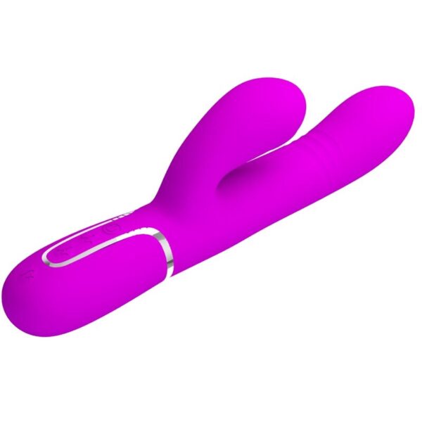POTENTE - PRETTY LOVE - VIBRADOR MULTIFUNÇÃO G-SPOT FÚCSIA