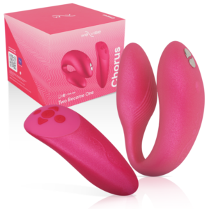 POTENTE - WE-VIBE - VIBRADOR WE VIBE CHORUS PARA CASAIS COM SQUEEZE CONTROL ROSA