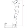 PASSION - WOMAN BS034 BODYSTOCKING PRETO TAMANHO ÚNICO - Image 3