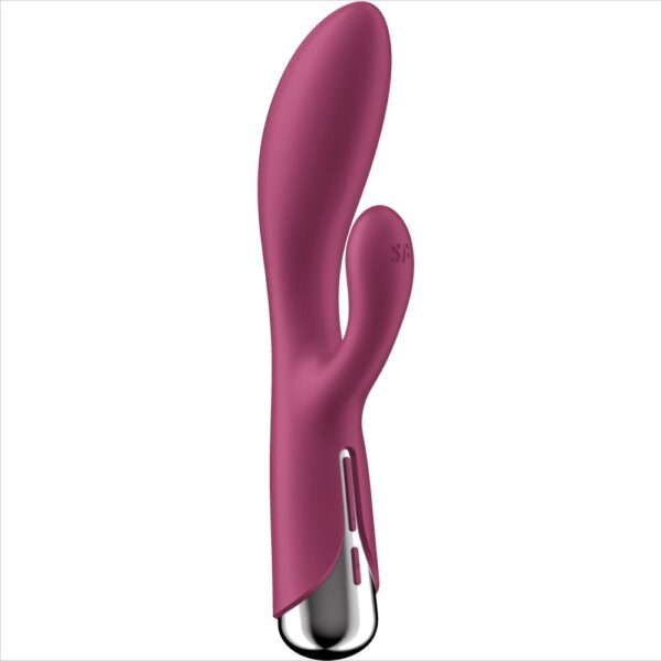 POTENTE - SATISFYER - COELHO GIRATÓRIO 1 CLITÓRIS E ESTIMULAO DE PONTO G VERMELHO