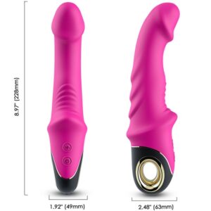 POTENTE - ARMONY - JOYBLADE DILDO VIBRADOR ROTADOR FÚCSIA