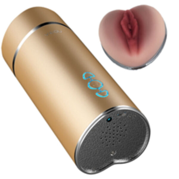 POTENTE - ARMONY - MASTURBADOR VIBRADOR VAGINA GOLDEN