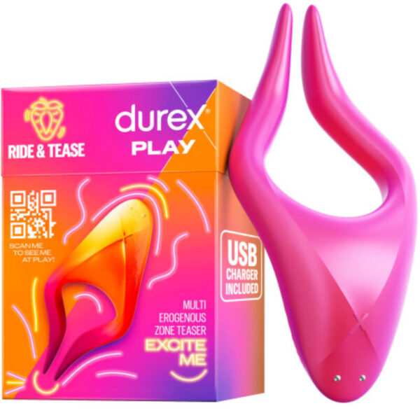 POTENTE - DUREX - BRINQUEDO MULTI-ESTIMULADOR RIDE & TEASE