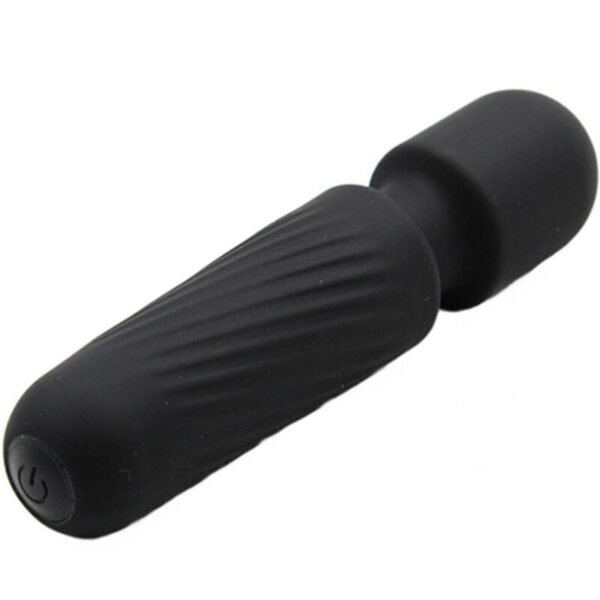 POTENTE - ARMONY - YOUR MAGIC MASSAGER E VIBRADOR RECARREGÁVEL 10 VIBRAÇÕES PRETO