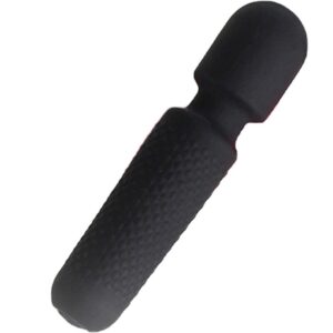 POTENTE - ARMONY - YOUR MAGIC MASSAGER E VIBRADOR RECARREGÁVEL 10 VIBRAÇÕES WAND DOTS PRETO