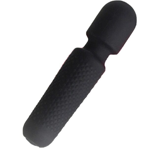 POTENTE - ARMONY - YOUR MAGIC MASSAGER E VIBRADOR RECARREGÁVEL 10 VIBRAÇÕES WAND DOTS PRETO