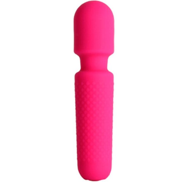 POTENTE - ARMONY - YOUR MAGIC MASSAGER E VIBRADOR RECARREGÁVEL 10 VIBRAÇÕES VARINHA PONTOS ROSA