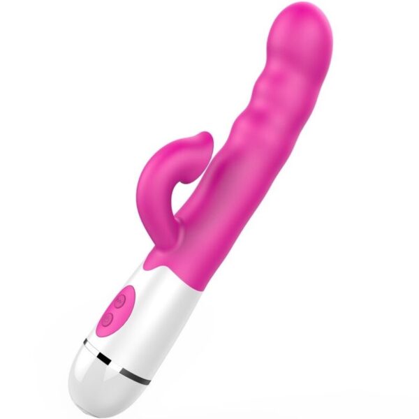 POTENTE - ARMONY - AMIR VIBRADOR MULTIFUNÇÃO COM LÍNGUA ESTIMULANTE 16 VELOCIDADES ROSA