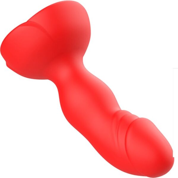 POTENTE - ARMONY -  EXTREME A BLOOM VIBRADOR ROSE E PLUG ANAL CONTROLE REMOTO VERMELHO