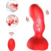 ARMONY -  EXTREME A BLOOM VIBRADOR ROSE E PLUG ANAL CONTROLE REMOTO VERMELHO - Image 3
