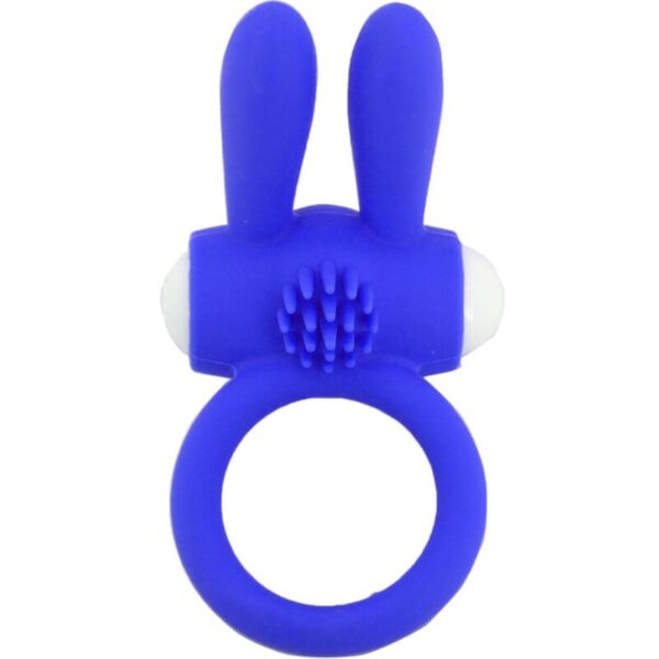 POTENTE - ARMONY - MR BUNNY ANEL VIBRADOR SILICONE AZUL