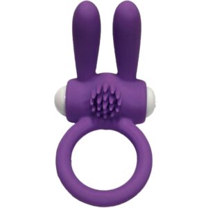 POTENTE - ARMONY - MR BUNNY ANEL VIBRADOR SILICONE ROXO
