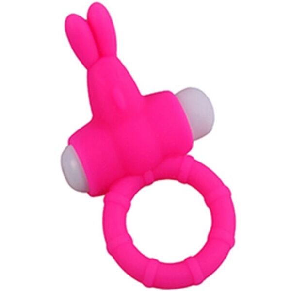 POTENTE - ARMONY - MS BUNNY ANEL VIBRADOR SILICONE ROSA