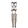 SUBBLIME - 951900 BODYSTOCKING SEM FUNDO DE REDE COM COPA E OMBROS ABERTOS PRETO TAMANHO ÚNICO - Image 3