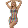 SUBBLIME - 952457 RAINBOW OMBRO A OMBRO SEM MANGAS FISHNET BODYSTOCKING TAMANHO ÚNICO - Image 3