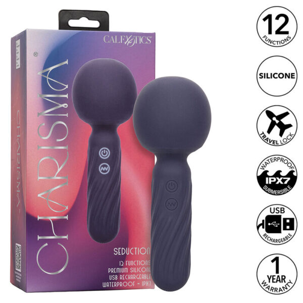 POTENTE - CALEXOTICS - CHARISMA SEDUCTION MASSAGER 12 FUNÇÕES 17