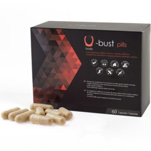 POTENTE - 500 COSMETICS - U-BUST CÁPSULAS DE AUMENTO DE SEIOS - 60 CÁPSULAS