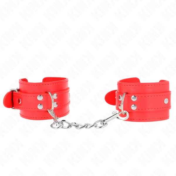 POTENTE - KINK - PULSO SIMPLES VERMELHO AJUSTÁVEL 20-23 CM X 5