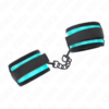 KINK - GANCHO E LOOP NYLON BIND PULSO PRETO-AZUL AJUSTÁVEL 18-32 CM X 5 CM - Image 2
