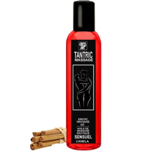 POTENTE - EROS-ART - ÓLEO DE MASSAGEM TNTRICA NATURAL E CANELA AFRODISÍACA 30 ML