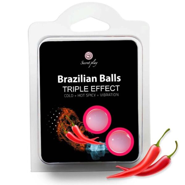 POTENTE - JOGO SECRETO CONJUNTO 2 BOLAS BRASILEIRAS EFEITO TRIPLO