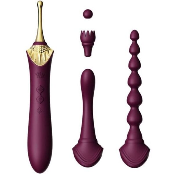 POTENTE - ZALO - BESS 2 CLITORAL MASSAGER PURPLE