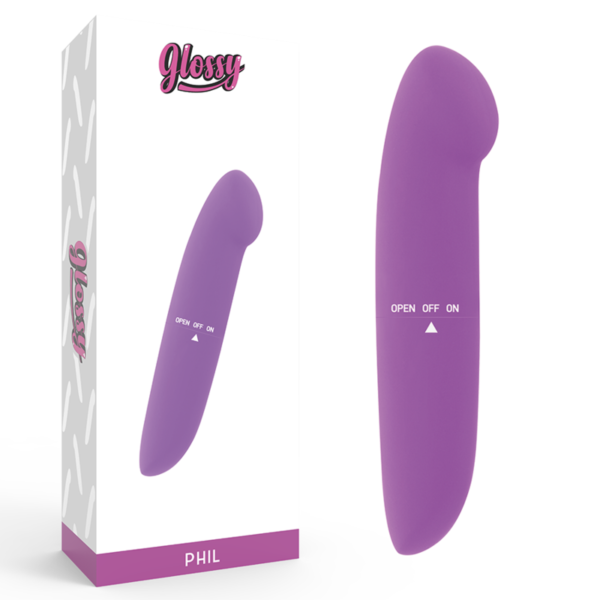 POTENTE - GLOSSY - VIBRADOR PHIL ROXO