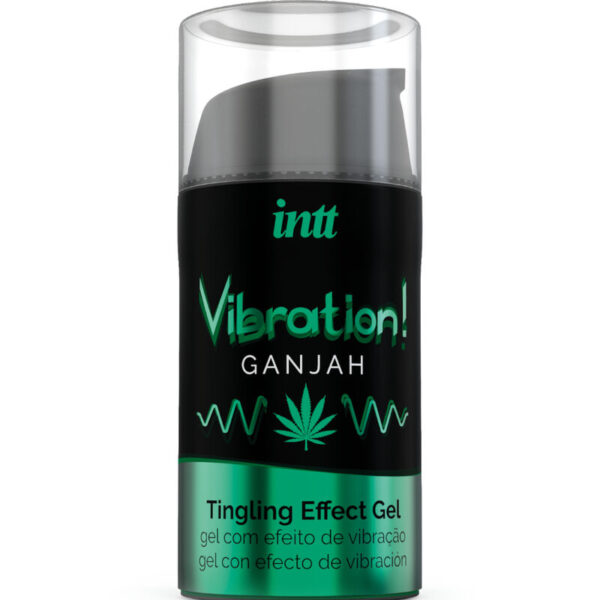 POTENTE - INTT - PODEROSO ESTIMULANTE ÍNTIMO GEL VIBRATÓRIO LÍQUIDO CANNABIS 15ML