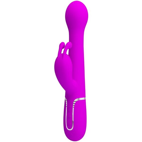 POTENTE - PRETTY LOVE - VIBRADOR DEJON COELHO 3 EM 1 MULTIFUNO VIOLETA