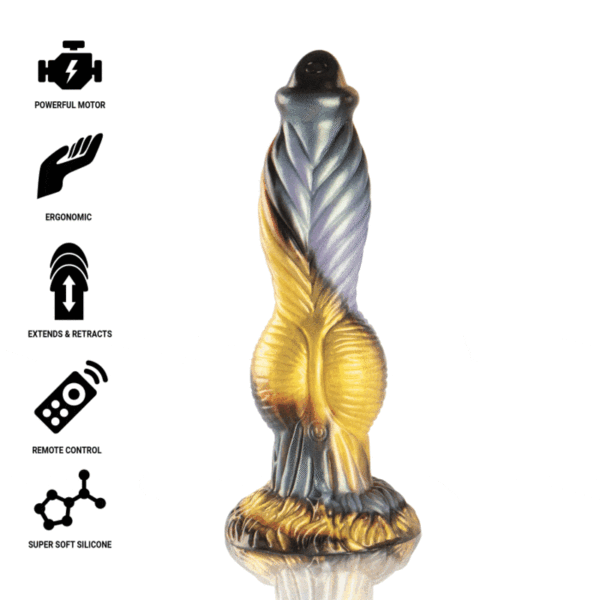 POTENTE - EPIC - PHOENIX DILDO O RESSURGIMENTO DO PRAZER CONTROLE REMOTO RECARREGÁVEL