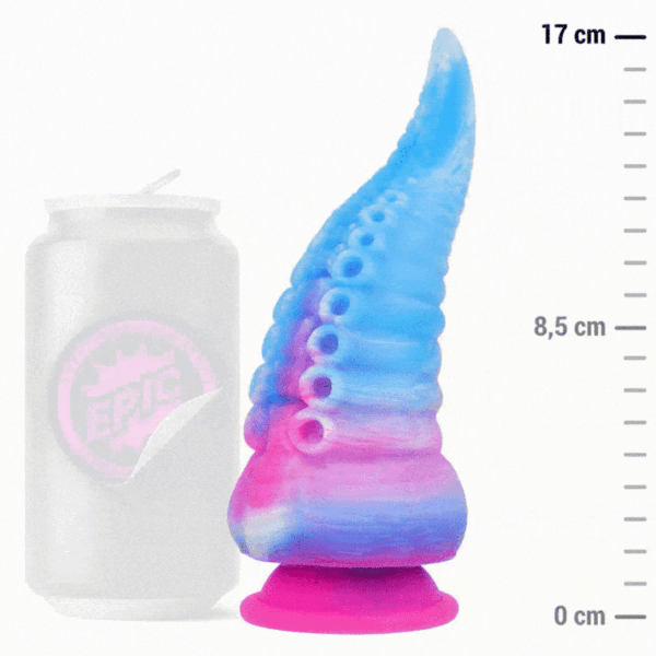 POTENTE - EPIC - DILDO DE TENTÁCULO AZUL PHORCYS TAMANHO PEQUENO