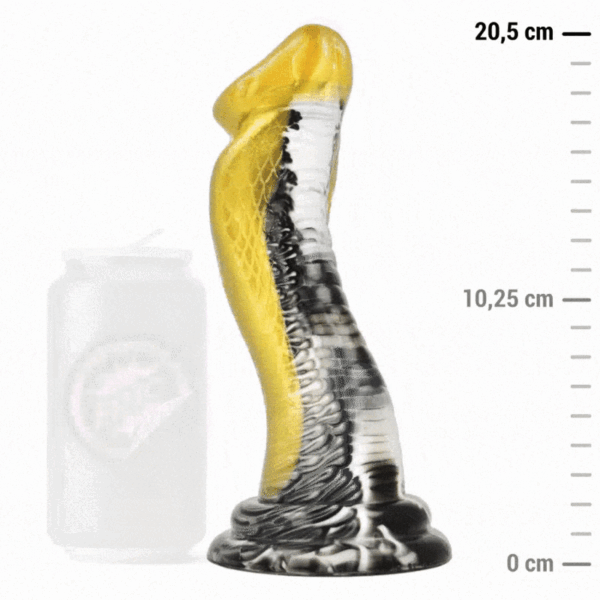 POTENTE - EPIC - DRAKON DILDO AMARELO COBRA