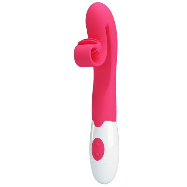 POTENTE - ROMANCE - VIBRADOR E ESTIMULADOR 30 VELOCIDADES COR-DE-ROSA