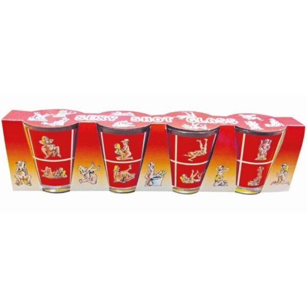POTENTE - DIABLO PICANTE - 4 CHUPITOS DE CRISTAL KAMASUTRA