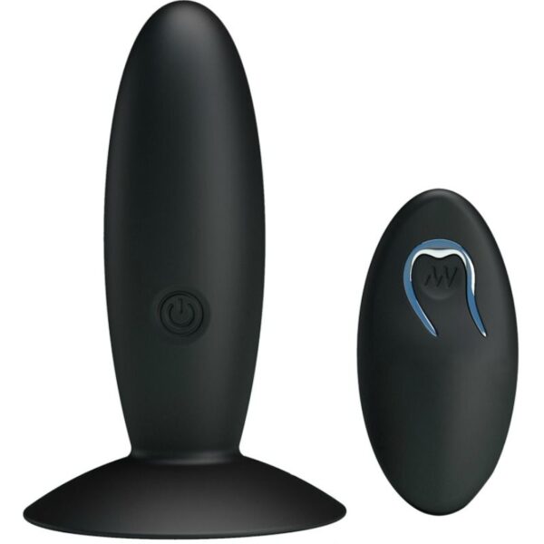 POTENTE - PRETTY LOVE - PLUG ANAL RECARREGVEL COM VIBRAO E CONTROLE